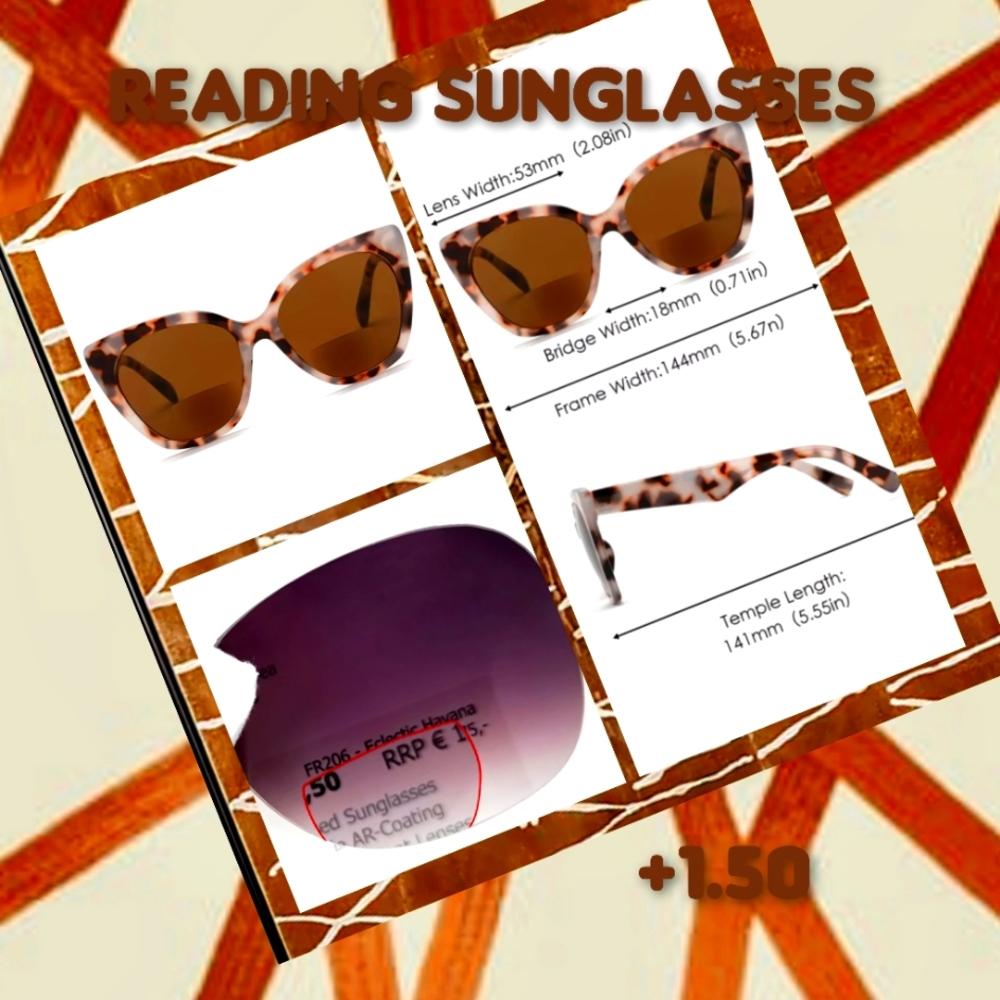 Women's Reading Glasses Sunglasses/NEW